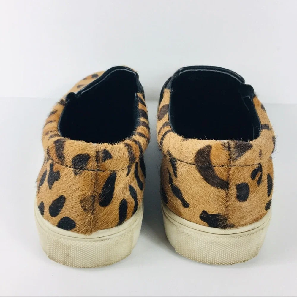 Steve Madden Animal print slip ons women's size 6